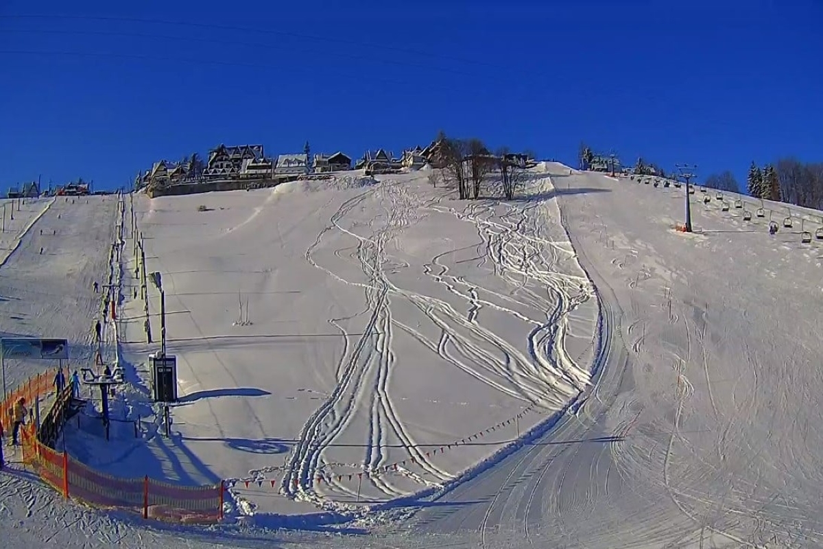 Lyžařské středisko UFO v Polsku, které se nachází v Tatrách