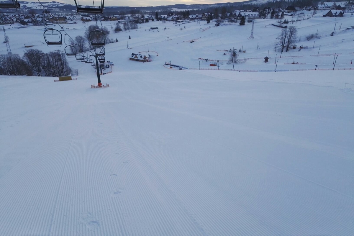 Lyžařské středisko UFO v Polsku, které se nachází v Tatrách